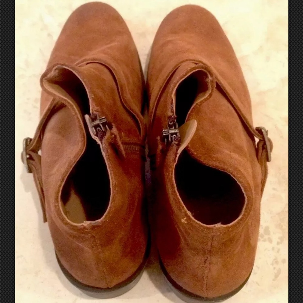 Zara Basic Collection Equestrian Suede Ankle Boots - image 7